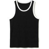 Vamos Oversize Askılı Tişört Siyah - XL