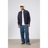 Vamos Oversize Gabardin Gömlek Ceket Füme - XL