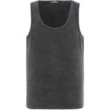 Vamos Yıkamalı Tank Top Kaşkorse Atlet Antrasit