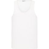 Vamos Yıkamalı Tank Top Kaşkorse Atlet Ekru - XL