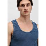 Vamos Yıkamalı Tank Top Kaşkorse Atlet İndigo - XL