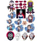 Vampir Sticker Set 3 15 Parça Telefon, Tablet, Defter, Laptop Sticker