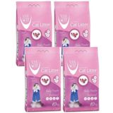 Van Cat Baby Powder 10 kg 4 Adet Pembe Parfümlü Kedi Kumu