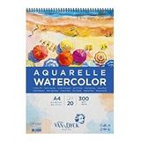 Van Dyck Aquarelle Suluboya Resim Defteri A4 300 Gr 20 Yaprak Çok Renkli