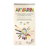 Van Dyck Dyck Akvarin Resim Defteri A4 Üstten Spiralli 230 Gr 20 Yp Vd420513 (1 Adet Fiyatıdır)