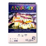 Van Dyck Ince Dokulu Eskiz Defteri - A5 - 200 Gram - 20 Yaprak