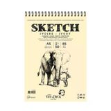 Van Dyck Sketch Ivory Eskiz Defteri 85 Gr 50 Yp A5 Üstten Spiralli