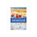 Van Dyck SULU BOYA RESİM DEFTERİ A4 ÜSTTEN SPİRALLİ 300 GR 20 YP VD10011