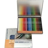 Van Gogh 24`lü Metal Kutu Pastel Kalemi Seti