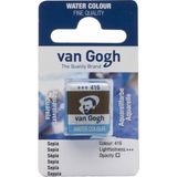 Van Gogh 416 Sepia Suluboya Tablet 1 Parça Renkli Boya ile Yaratıcı Projeler İçin İdeal