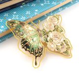 Van Gogh - Beyaz Güller White Roses Kelebek Ataç Tipi Metal Kitap Ayracı Ay116