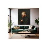 Van Gogh Kanvas Tablo Dijital Baskı Kanvas Duvar Tablosu Yan Açı Portre Empresyonizm Tablo