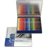 Van Gogh : Kuru Boya Kalem Seti : 24 Renk (Metal Kutu)