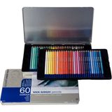 Van Gogh : Kuru Boya Kalem Seti : 60 Renk (Metal Kutu)