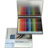 Van Gogh : Kuru-Sulu Boya Kalem Seti : 24 Renk (Metal Kutu)