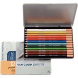 Van Gogh : Pastel Boya Kalem Seti : 12 Renk (Metal Kutu)