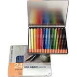 Van Gogh : Pastel Boya Kalem Seti : 24 Renk (Metal Kutu)