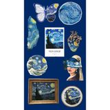 Van Gogh Sticker Telefon Laptop Notebook Tablet Defter Matara Stiker Etiket ST1574