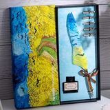 Van Gogh Temalı Tüylü Divit Kalem Seti, 6 Parça (Van Gogh8)