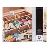 Van Gogh Yağlı Boya Basıc Box 10 Renk 40 Ml.Tüp + Aksesuarlar Ahşap Kutulu