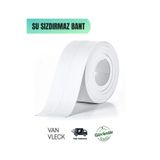 VAN VLECK 3.3 Metre Su Geçirmez Sızdırmazlık Bandı – Banyo, Küvet, Mutfak ve Lavabo Kenar Bandı, Tamir Bandı
