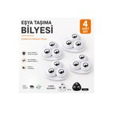 VAN VLECK 4'lü Yapışkanlı Döner Tekerlek Seti – Eşya Taşıma ve Kaydırma Bilyesi, Mini Mobilya Tekeri