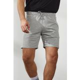 VAN VLECK Erkek Gri Günlük Penye Şort Slim Fit Dar Kesim Pamuklu