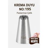 VAN VLECK Paslanmaz Çelik Krema Duyu No: 195 – Pasta, Cupcake ve Tatlı Süsleme Ucu