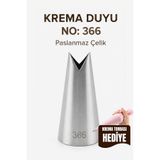 VAN VLECK Paslanmaz Çelik Krema Duyu No: 366 – Pasta, Cupcake ve Tatlı Süsleme Ucu