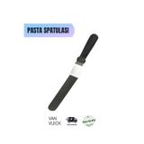 Van Vleck Pasta Sıvama Spatulası – Paslanmaz Çelik, Ergonomik Saplı, Kek ve Pasta Kreması Düzeltme Spatulası
