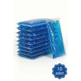 Vanaca Grup 10 Adet Sıcak Soğuk Kompres Jel Buz Paketi, Tekrar Kullanılabilir Isıtıcı, Soğutucu Termojel 13x26cm