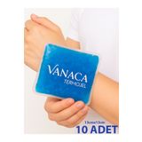 Vanaca Grup 10 Adet Sıcak Soğuk Kompres Jel Buz Paketi - Tekrar Kullanılabilir Termojel 13cmx13cm