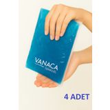 Vanaca Grup 4'lü Sıcak Soğuk Kompres Jel Buz Paketi - Tekrar Kullanılabilir Termojel 26x35 Cm
