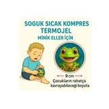 Vanaca Grup Sıcak Kompres Ve Soğuk Kompres 2'li Isıtıcı Ve Soğutucu Jel Kurbağa Desenli Termojel
