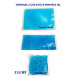 Vanaca Grup Termojel Sıcak Soğuk Kompres Jel, Isıtıcı Ve Soğutucu Jel Paketleri 3'lü Set Küçük+orta+büyük Boy