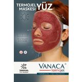 Vanaca Grup Termojel Soğuk Sıcak Simli Yüz Maskesi,Yüz Germe, Göz Altı, Baş Ağrısı, Stres, Siyah Nokta Azaltıcı
