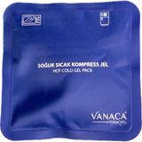 Vanaca Tekrar Kullanılabilir Sıcak Soğuk Kompres Jel Buz Paketi 13 x 13 cm Hafif ve Dayanıklı