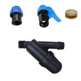 Vanalı Filtre Bağlantı Seti 32mm 1'' Plastik Filtre + Vana + Adaptör + Teflon