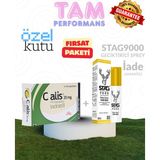Vanc Çialis1 20 Mg 4'lü Kutu + Stâg 9000 Geciktirici Sprey Set Halinde Etki Garantili Geciktirici Sertleştirici Azdırıcı Libido Güç Kuvvet Performansa Destek Seti Cia_lis1 Çia_lis Hap Cialis_fiyat - 1 Paket