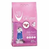 Vancat Baby Powder 10 kg 2 Adet Pudra Kokulu İnce Taneli Kedi Kumu