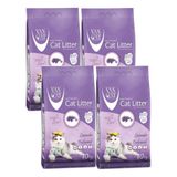 Vancat Lavanta Kokulu İnce Tane 4x10 kg Kedi Kumu