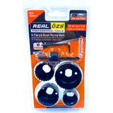 Vanch 6 Parça Buat Açma Panç Seti 38-54MM- 3/8 Hex - Anahtar (5264) - Gri