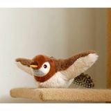 Vanch Şarjlı Peluş Uçan Kuş Oyuncak - Siyah - Siyah