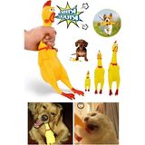 Vanch Ses Çıkaran Tavuk Kedi Köpek Oyuncağı 30 Cm. - Siyah - Siyah