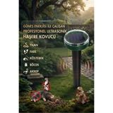 VANCKEY 1 Adet Solar Güneş Enerjili Akrep,Köstebek,Yılan Fare Kovucu 750-1000 M2 Etkili Yuvarlak Haşere Savar