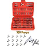 Vanckey 100 Parça Cr-V Çelik Bits Uç Seti Torx Hex Düz Yıldız Y Model Delikli Uçlar