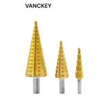 Vanckey 3 Lü Kademeli Matkap Ucu Sac Delme Seti 3 Parça Kademeli Uç