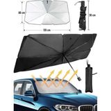 Vanckey Araba Ön Cam Güneşlik Katlanabilir Güneşlik Şemsiye Ön Cam Gölgelik Büyük Boy 80 cm x 135 cm