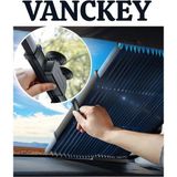 VANCKEY Ön Cam Oto Araba Suv Tır Sürgülü Güneşlik Ön Cam Güneşliği Sürgülü Yeni Nesil Metalize 70 x 150