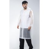 Vanckey Unisex Beyaz Yağmurluk